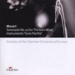 Serenata per 13 strumenti a fiato n.10 - Gran Partita K361 - CD Audio di Wolfgang Amadeus Mozart,Chamber Orchestra of Europe