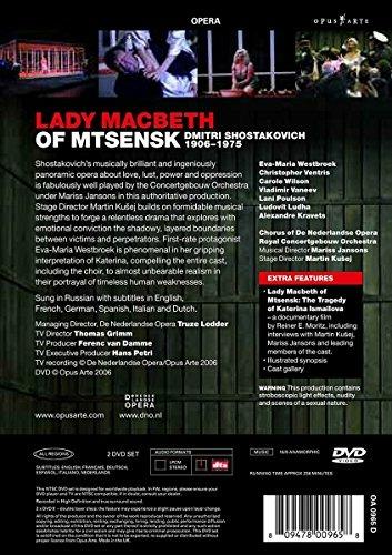 Dmitry Shostakovich. Lady Macbeth Of Mtsensk (2 DVD) - DVD di Dmitri Shostakovich,Mariss Jansons,Eva-Maria Westbroek - 3