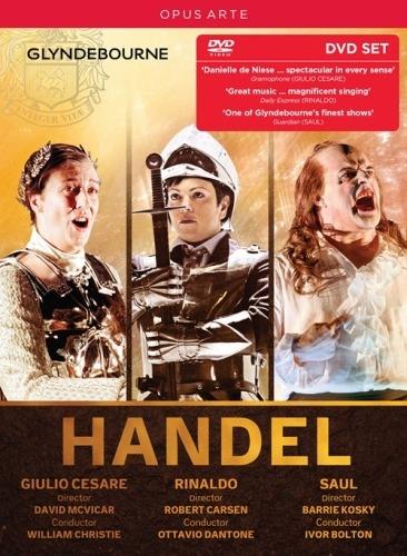 Giulio Cesare, Rinaldo, Saul (5 DVD) - DVD di Georg Friedrich Händel,Orchestra of the Age of Enlightenment