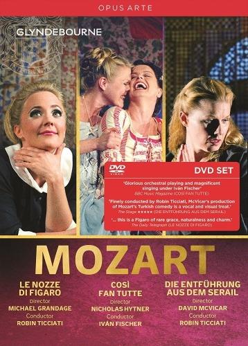 Così fan tutte - Il ratto dal serraglio Le nozze di Figaro (5 DVD) - DVD di Wolfgang Amadeus Mozart,Robin Ticciati