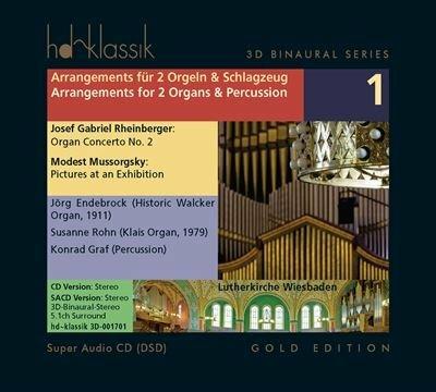 Arrangiamenti per due organi e percussioni - SuperAudio CD di Modest Mussorgsky,Joseph Gabriel Rheinberger,Jorg Endebrock