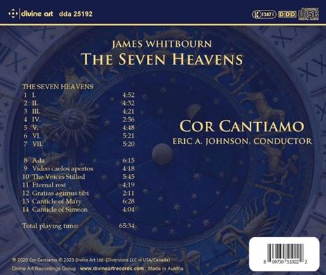 The Seven Heavens - CD Audio di James Whitbourn - 2
