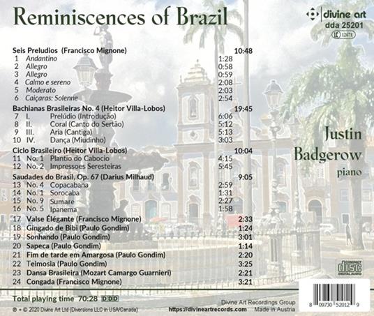Reminiscences of Brazil - CD Audio di Francisco Mignone - 2