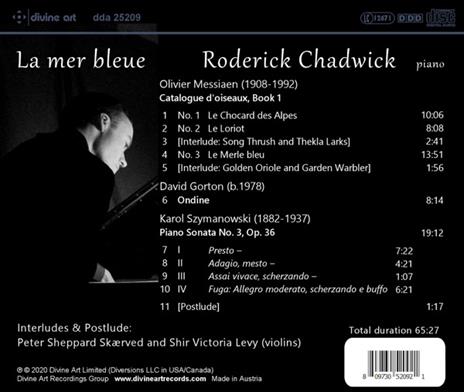 La Mer Bleue - CD Audio di Olivier Messiaen - 2