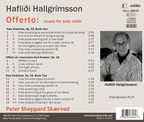 Offerto - CD Audio di Haflioi Hallgrimsson,Peter Sheppard Skaerved - 2