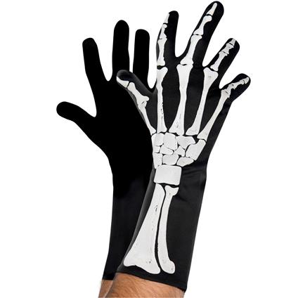 Amscan: Gloves Men S Skeleton 3D H. Guanti Scheletro 3D