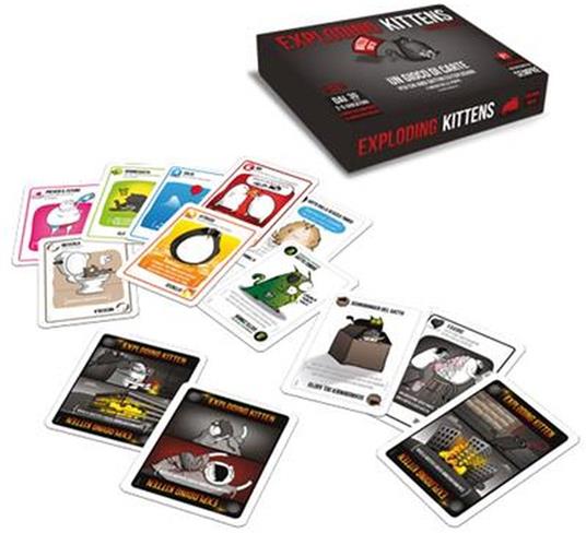 Asmodee Exploding Kittens (IN TEDESCO) - Playpolis shop online Italia