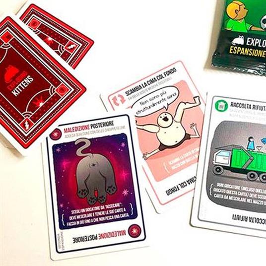 Exploding Kittens. Imploding Kittens. Esp. Gioco da tavolo - ITA