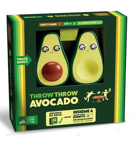 Throw Throw Avocado. Base - ITA. Gioco da tavolo - Asmodee - Exploding  Kittens - Giochi di ruolo e strategia - Giocattoli