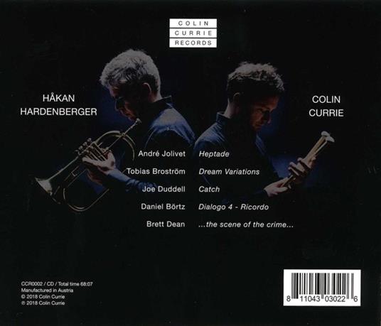 The Scene of the Crime. Musica per Tromba e Percussioni - CD Audio di Colin Currie,Hakan Hardenberger - 2