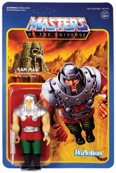 Motu: Ram Man. 3.75 Inch Wave 4 Reaction Figure