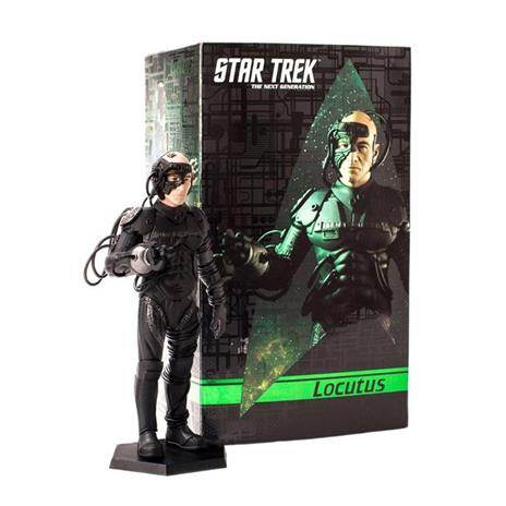 Star Trek Tng Mini Master Figure 1/12 Locutus Of Borg Latinum Edition 15 Cm - 2