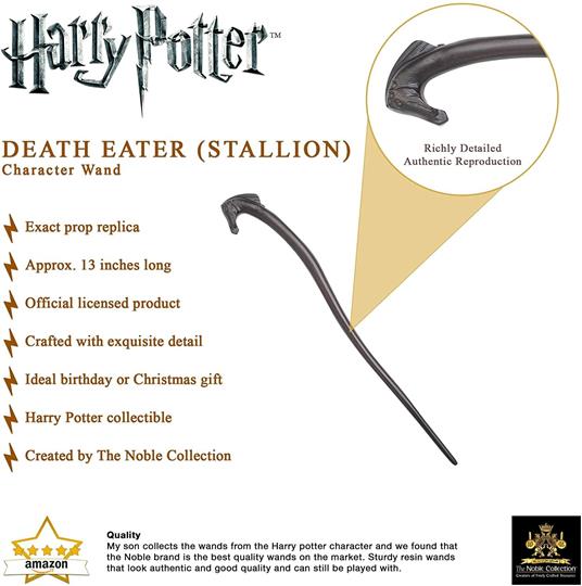 Harry Potter: Bacchetta Magica dei Mangiamorte (Stallone) - Noble  Collection - TV & Movies - Giocattoli | IBS