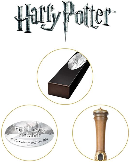 Bacchetta magica di Mundungus Fletcher da Harry Potter 35,5 cm con