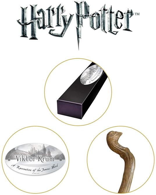 Harry Potter: Bacchetta Magica di Victor Krum - Noble Collection - TV &  Movies - Giocattoli