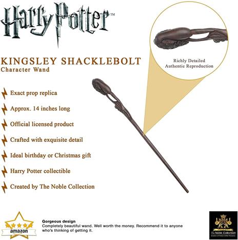 Harry Potter: Bacchetta Magica di Kingsley Shacklebolt - 4