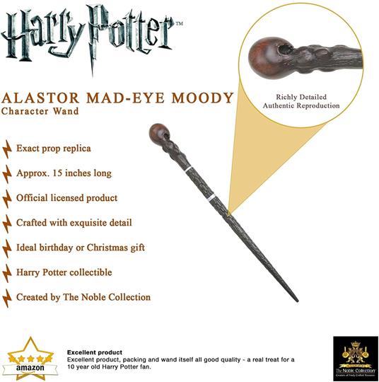 Harry Potter: Bacchetta Magica di Alastor Malocchio Moody - Noble Collection  - TV & Movies - Giocattoli | IBS