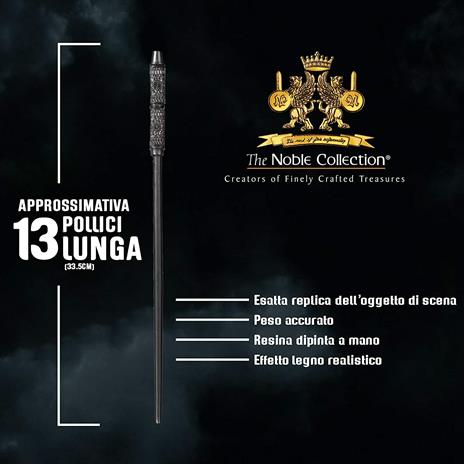 NOBLE COLLECTION: Harry Potter Bacchetta Magica Olivander Severus Piton  Noble Collection - Vendiloshop