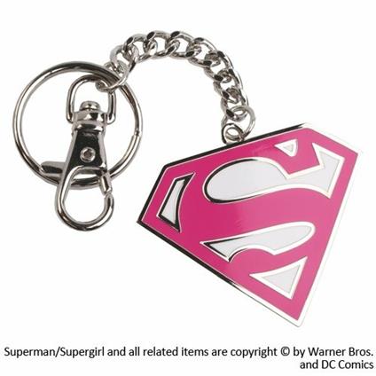 Portachiavi. Supergirl Logo Rose