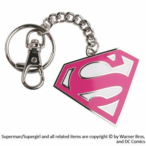 Portachiavi. Supergirl Logo Rose