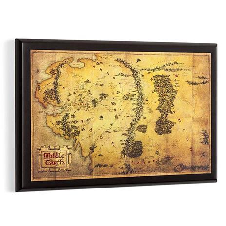 Il Signore degli Anelli: Mappa della Terra di Mezzo - Noble Collection - TV  & Movies - Giocattoli