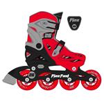 Street Surfing Pattini in Linea Fizz Rosso e Nero S 31-34