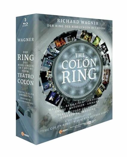 The Colón Ring. Der Ring des Nibelungen: abridged (3 Blu-ray) - Blu-ray di Richard Wagner,Fabio Luisi