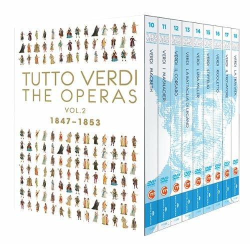 Tutto Verdi. Le opere. Vol. 2 (1847-1853) (9 DVD) - DVD di Giuseppe Verdi,Marcelo Alvarez,Roberto Aronica,Bruno Bartoletti,Andrea Battistoni