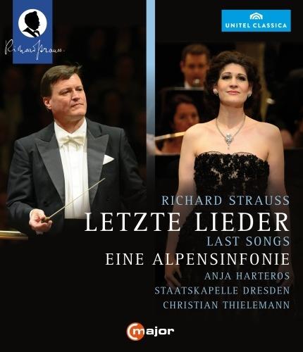 Richard Strauss. Vier letzte Lieder eine Alpensinfonie (Blu-ray) - Blu-ray di Richard Strauss,Wolfgang Rihm,Christian Thielemann,Anja Harteros