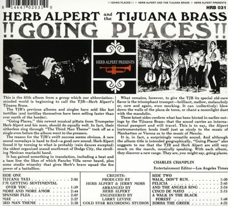 Going Places - CD Audio di Herb Alpert,Tijuana Brass - 2