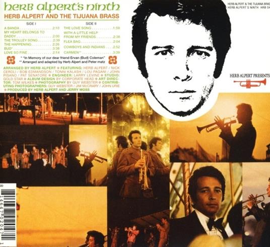 Herb Alpert's Ninth - CD Audio di Herb Alpert,Tijuana Brass - 2