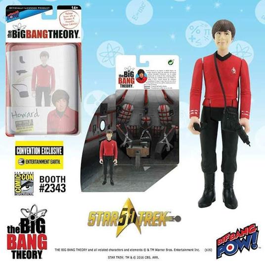 Bif Bang Pow! The Big Bang Theory Mini Figure With Diorama Set Star Trek Howard New - 2