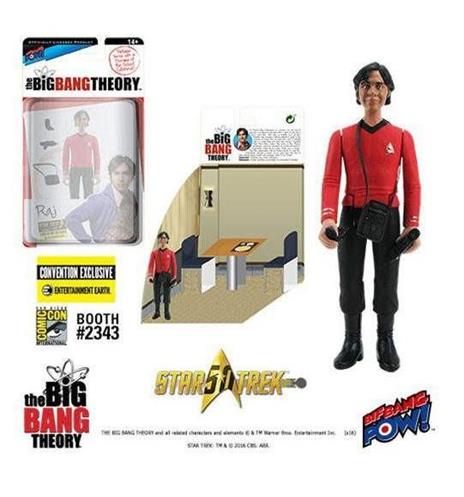 Bif Bang Pow! The Big Bang Theory Mini Figure With Diorama Set Star Trek Raj New