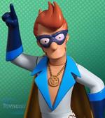 Toynami Futurama Action Figure Captain Yesterday