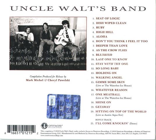 Anthology. Those Boys from Carolina, They Sure Enough Could Sing... - CD Audio di Uncle Walt's Band - 2