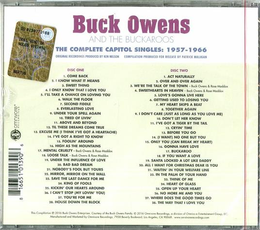 Complete Capitol - CD Audio di Buck Owens - 2