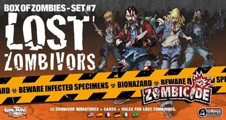 Zombicide. Box of Zombies. Lost Zombivors. Gioco da tavolo