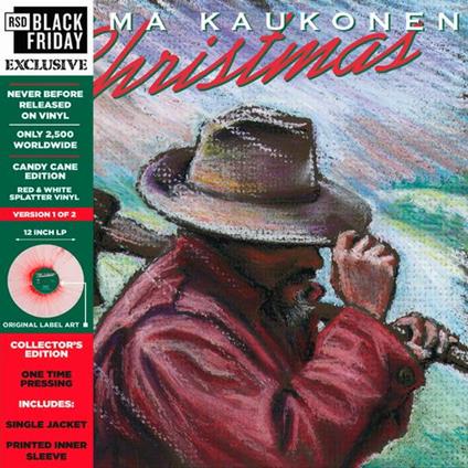 Lp - Christmas (Splatter Red & White Vinyl) - Bf 2021 - Vinile LP di Jorma Kaukonen