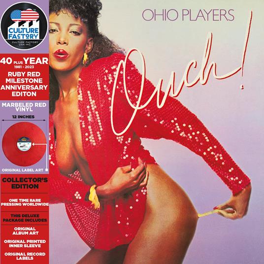 Ouch! (Limited Edition - Marbled Red & Gold Vinyl) - Vinile LP di Ohio Players