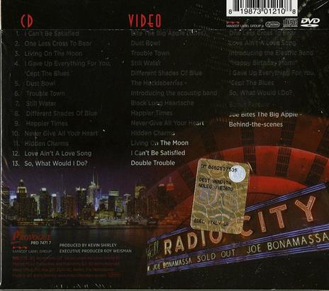 Live at Radio City Music Hall - CD Audio + DVD di Joe Bonamassa - 2