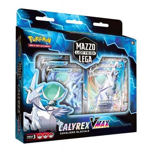 Mazzo Lotte Di Lega Calyrex Cavaliere Glaciale Vmax Pokemon  Pk60242(Ita)