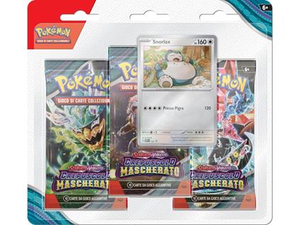 Pokemon Crepuscolo Mascherato Blister 3 Buste + 1 Card