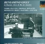 Gigli a Buenos Aires e Rio De Janeiro - CD Audio di Beniamino Gigli