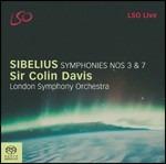 Sinfonia n.3 - SuperAudio CD ibrido di Jean Sibelius,Sir Colin Davis,London Symphony Orchestra