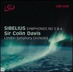 Sinfonie n.5, n.6 - SuperAudio CD ibrido di Jean Sibelius,Sir Colin Davis,London Symphony Orchestra