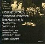 Sinfonia domestica - Sinfonia delle Alpi (Eine Alpensinfonie) - Concerto per oboe - CD Audio di Richard Strauss