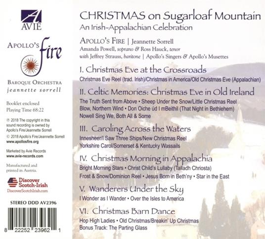 Christmas On Sugarloaf Mountain - CD Audio di Apollo's Fire - 2