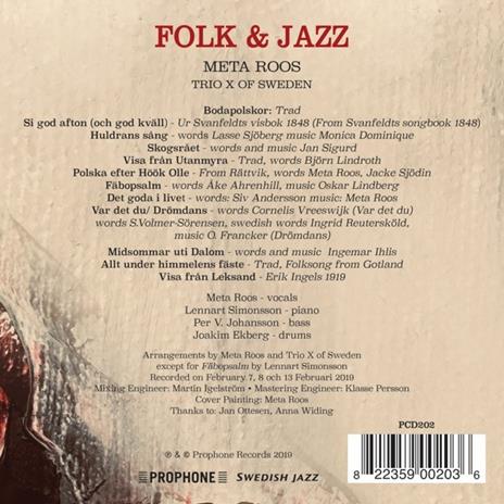 Folk & Jazz - CD Audio di Meta Roos - 2