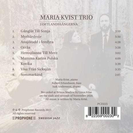 Jamtlandssangerna - CD Audio di Maria Kvist - 2