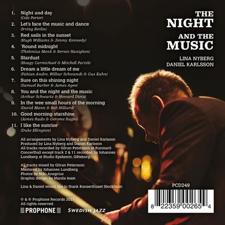 Night And The Music - CD Audio di Lina Nyberg - 2